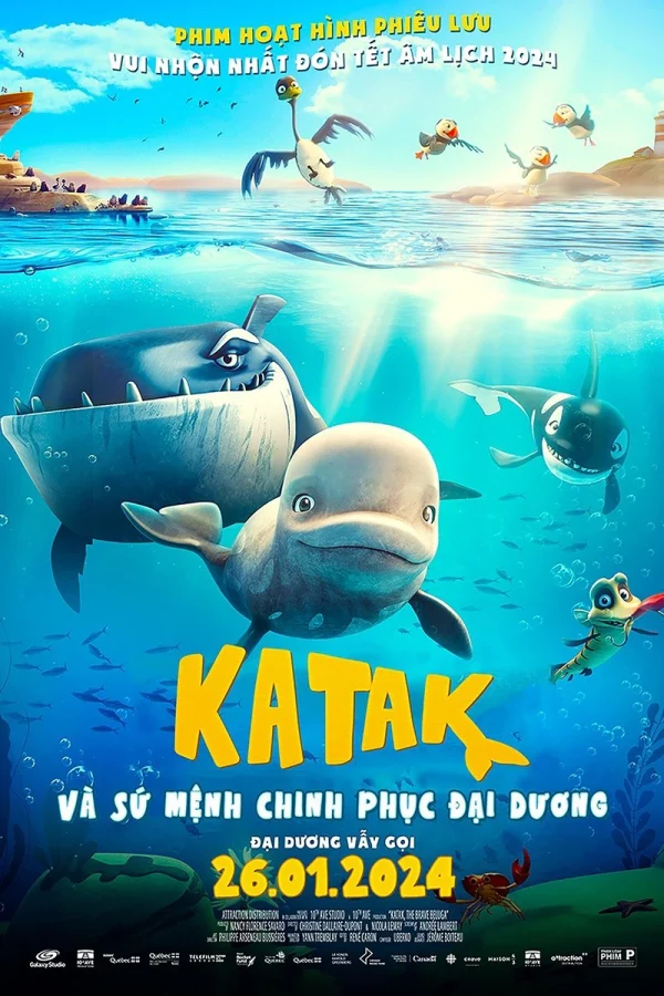 Katak Và Sứ Mệnh Chinh Phục Đại Dương - Katak: The Brave Beluga (2023)