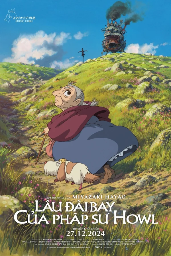 Lâu Đài Bay Của Pháp Sư Howl - Howl's Moving Castle (2004)