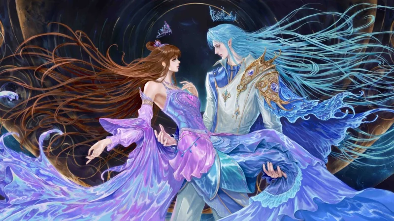 Đế Linh Yêu Mặc Thuỷ Linh Lung - Divine Love Deep Blue