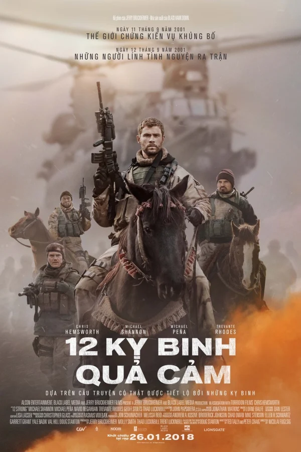 12 Kỵ Binh Quả Cảm - 12 Strong (2018)